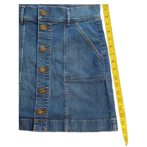 Ann Taylor Blue Denim Skirt - Picture 7 of 7